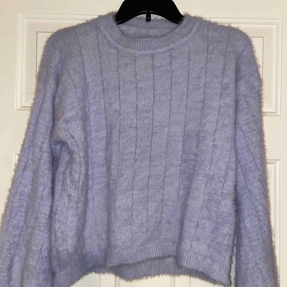 Light Purple fuzzy sweater